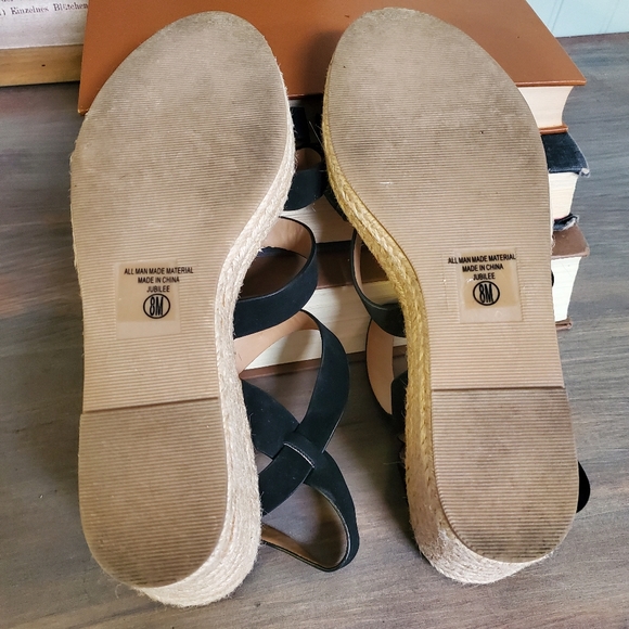 Y NOT Strappy Espadrille Wedge Sandals Summer Vacation womens sz 8 - Picture 2 of 7